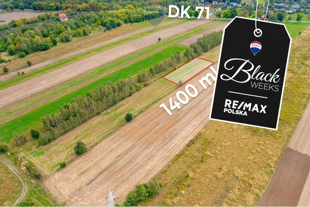 Działka budowlana na sprzedaż Skotniki, Zgierska  1 400m2 Foto 1