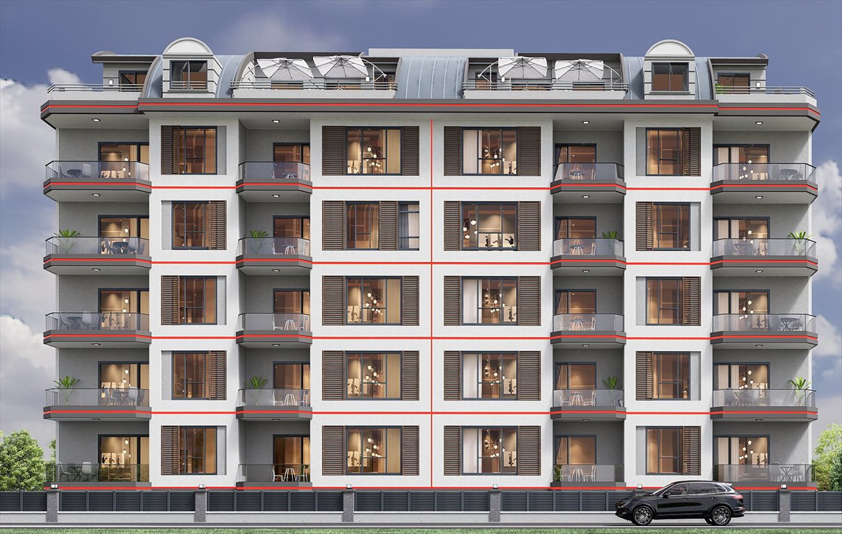 Apartament 65 m² w Mahmutlar z basenem i blisko morza Turcja, Mahmutlar, Mahmutlar, Alanya, Antalya  65m2 Foto 1