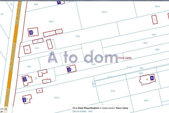 Działka 2500 m² z mediami, dojazd asfaltowy, blisko Wołomina Stare Lipiny  2 500m2 Foto 1
