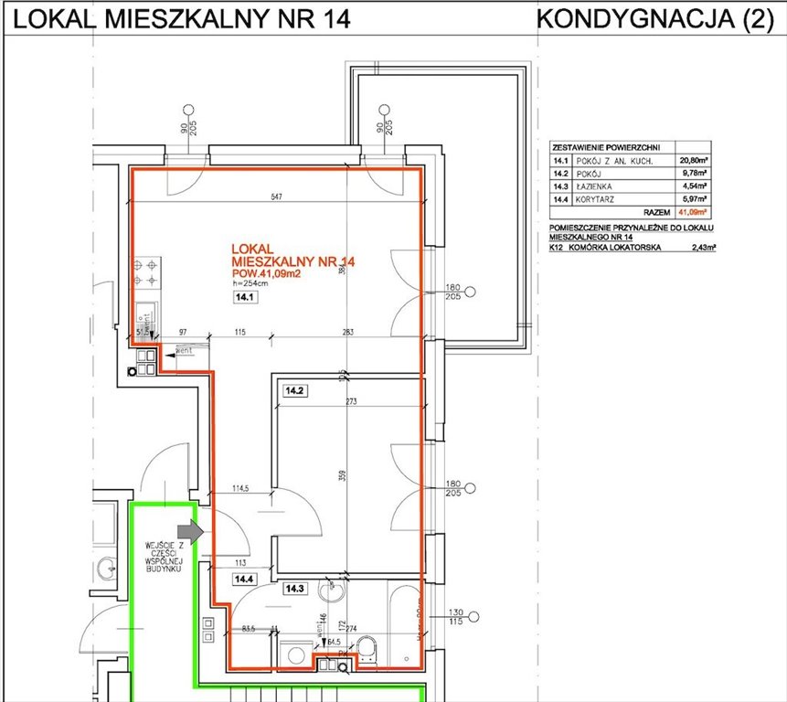 Mieszkanie dwupokojowe na sprzedaż Kraków, Bronowice, Smętna  41m2 Foto 9