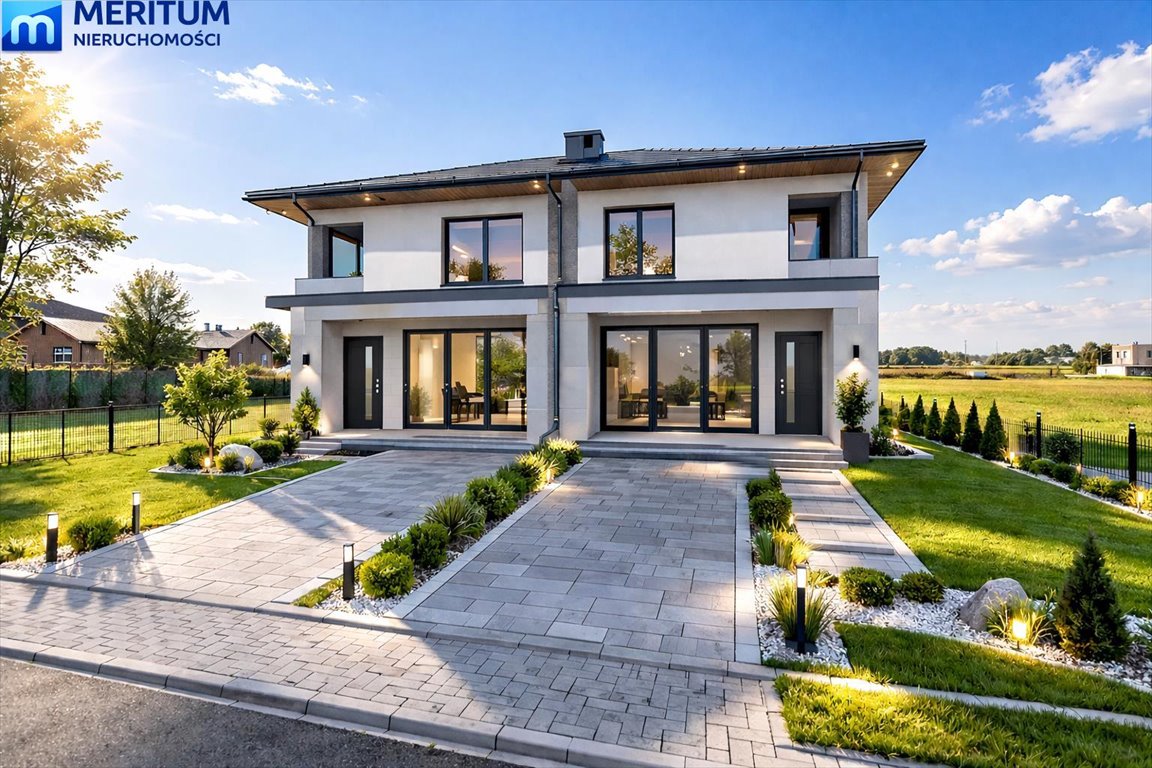 Nowoczesny bliźniak 133 m2 z dużą działką i funkcjonalnym układem Nadarzyn  133m2 Foto 1