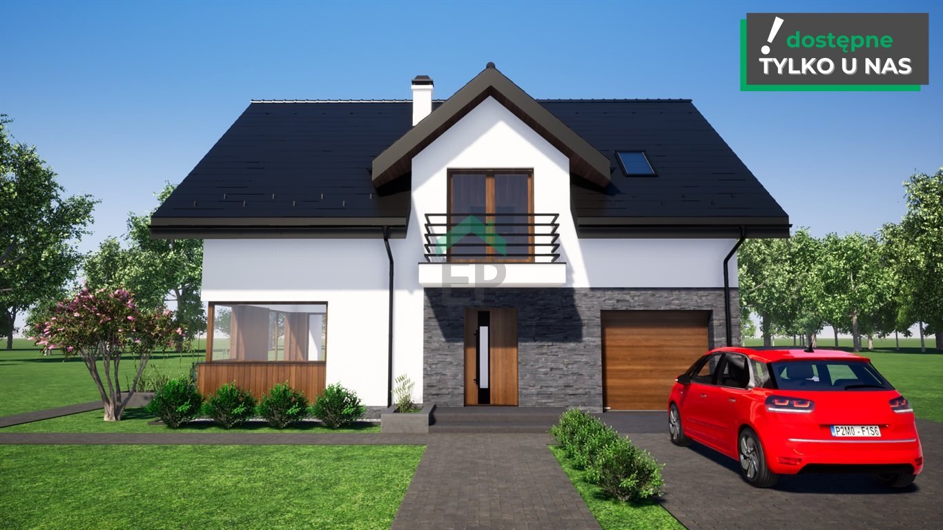 Nowoczesny dom 120 m2 z garażem i dużą działką w Łyściu Łysiec  120m2 Foto 1