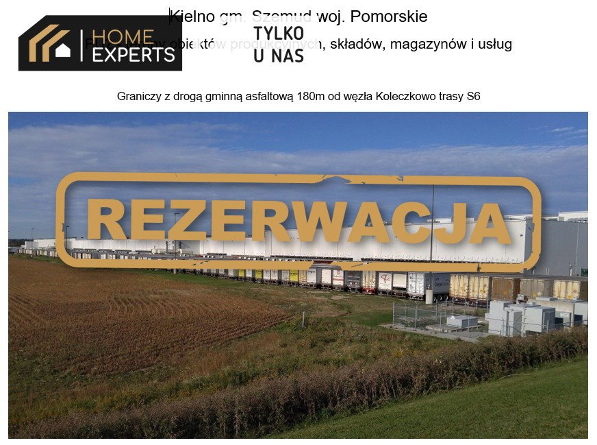 Działka przemysłowo-handlowa na sprzedaż Szemud, Partyzantów Koleczkowskich  9 617m2 Foto 1