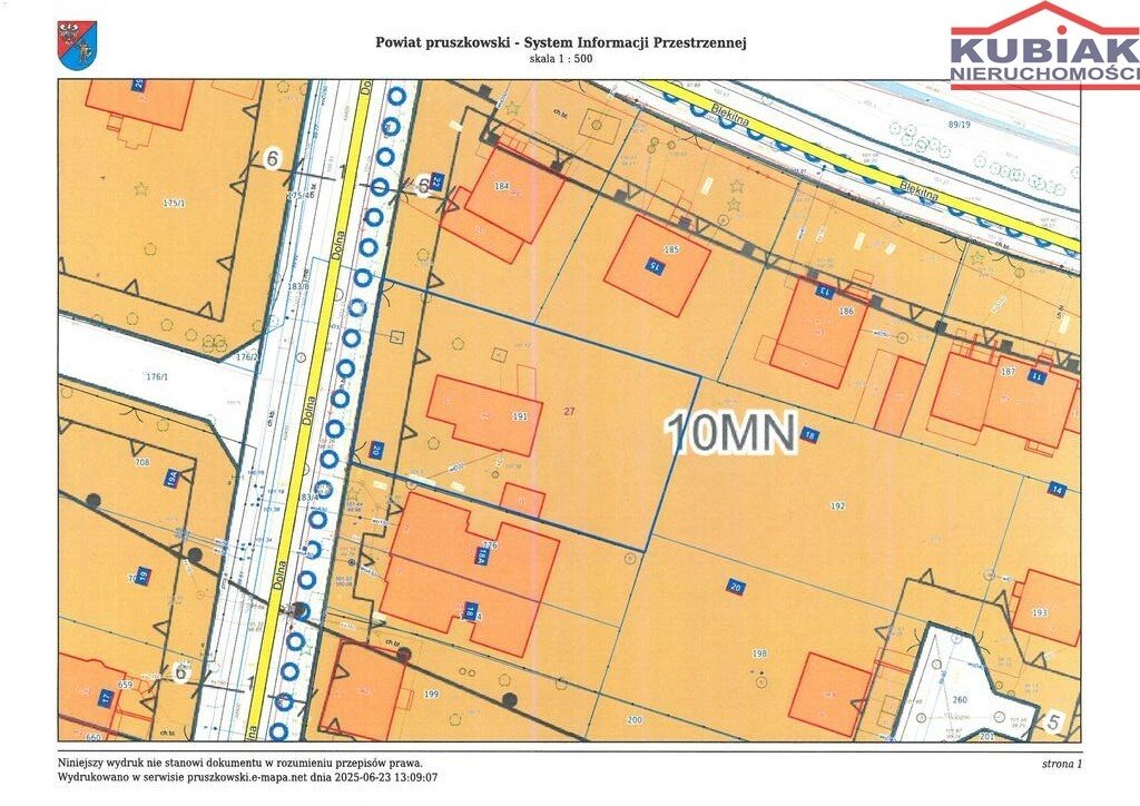 Działka budowlana na sprzedaż Pruszków, Malichy  1 001m2 Foto 1