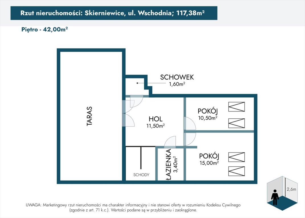 Mieszkanie czteropokojowe  na sprzedaż Skierniewice, Wschodnia  117m2 Foto 8