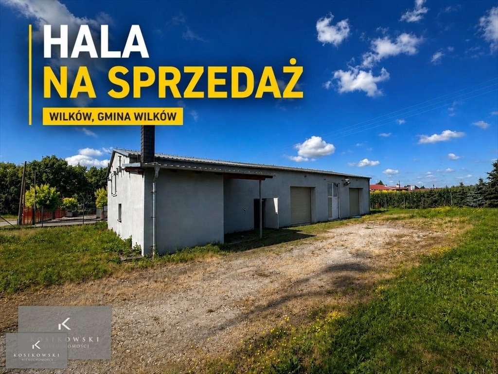 Polecam halę produkcyjno-magazynową 207 m² z biurem Wilków Wilków, Parkowa  207m2 Foto 1
