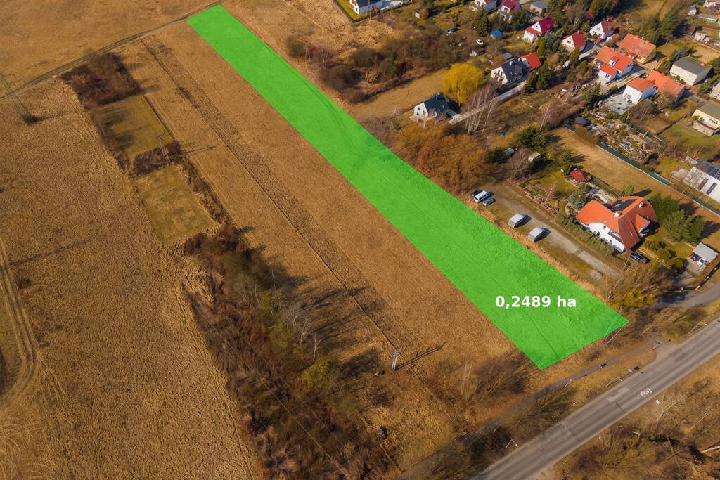 Inwestycyjna działka 2489 m² z MPZP w Psie Pole Wrocław, Psie Pole, Krokusowa  2 489m2 Foto 1