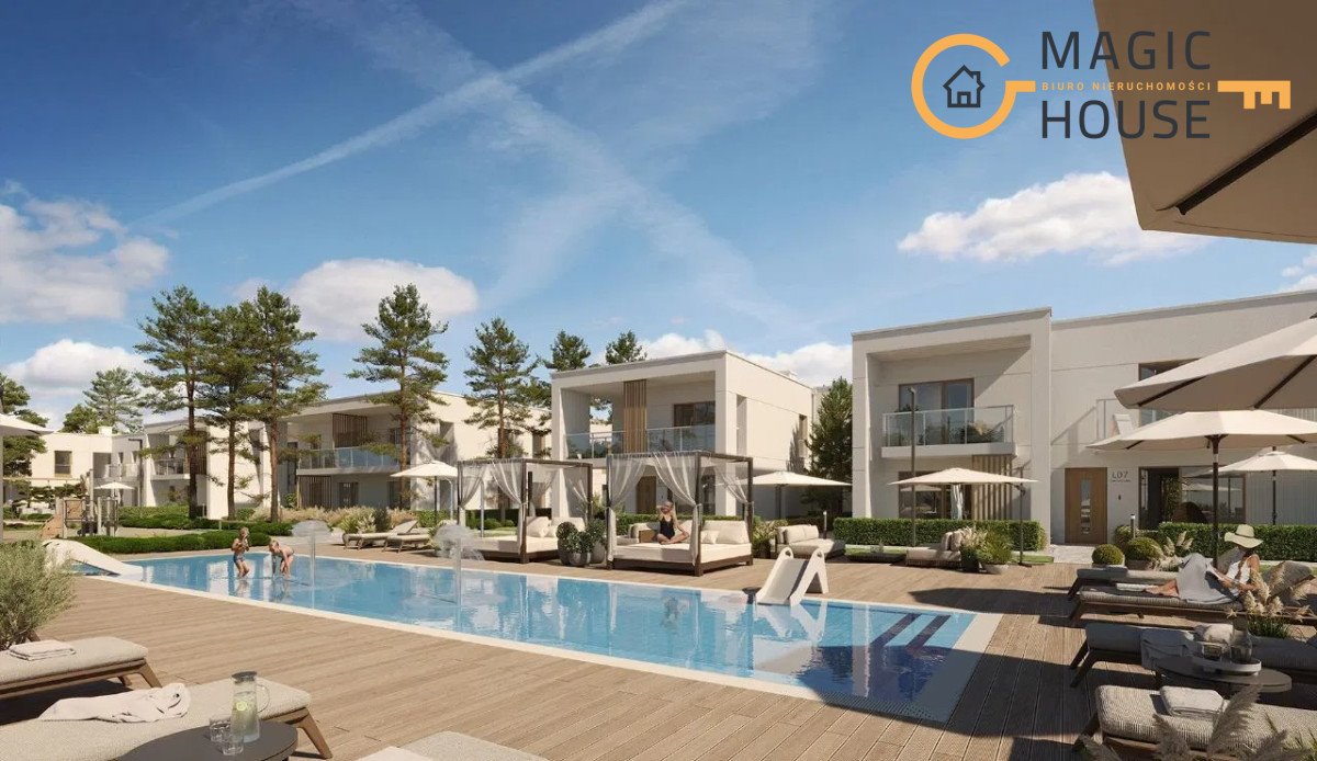 Apartament z ogródkiem i tarasem w Pino Resort Gdańsk Gdańsk, Sobieszewo, Turystyczna  45m2 Foto 1