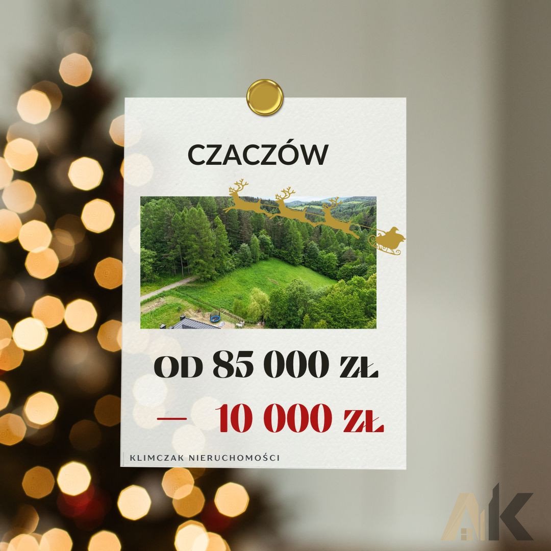 Działka budowlana na sprzedaż Czaczów  1 000m2 Foto 1