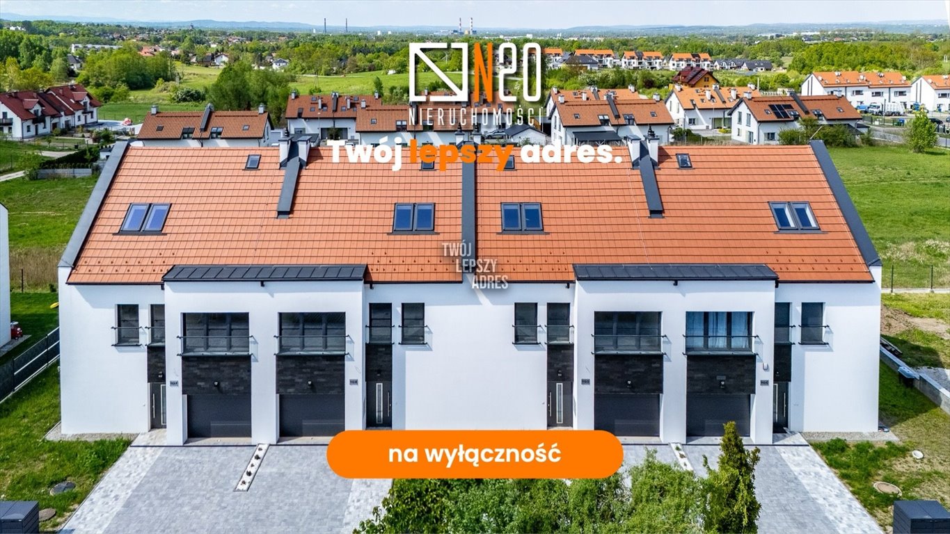 Polecam nowoczesny dom 173 m² z garażem i tarasem w Dębnikach Kraków, Dębniki, Sidzina, Leona Petrażyckiego  173m2 Foto 1
