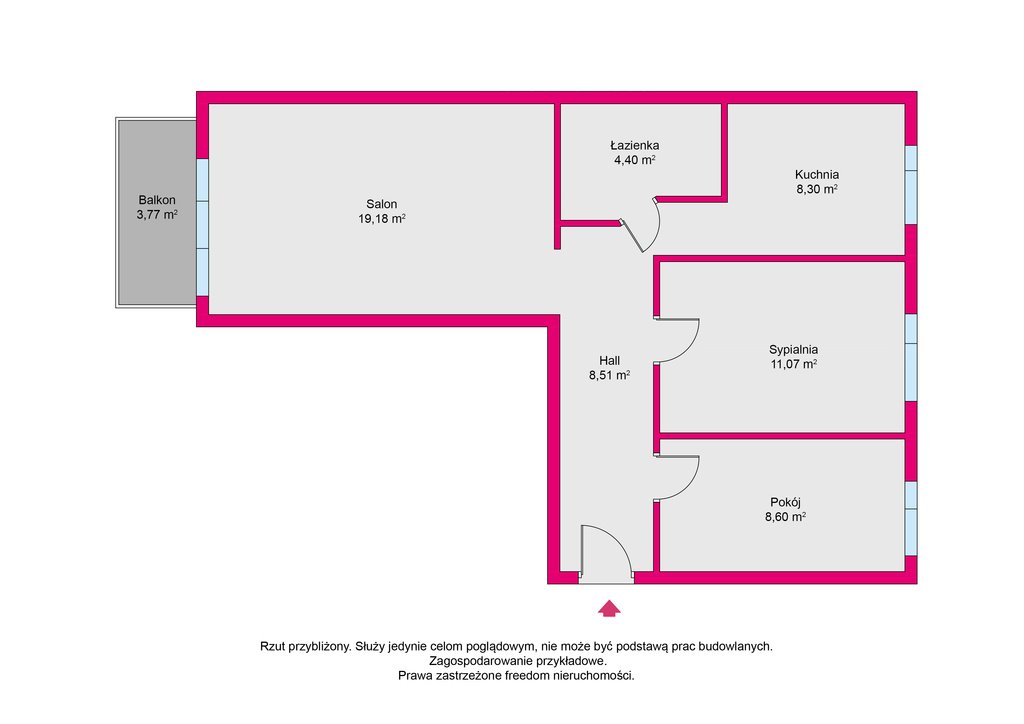 Mieszkanie trzypokojowe na sprzedaż Iława, Jarosława Dąbrowskiego  62m2 Foto 14