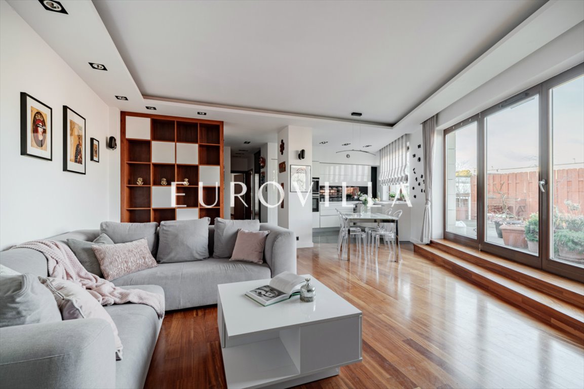 Penthouse z tarasem 135m2, wysoki standard, klimatyzacja Warszawa, Wilanów Błonia Wilanowskie, Kazachska  118m2 Foto 1