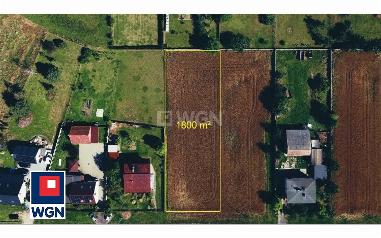Działka budowlana 1800 m2 w Łąkocinach - MPZP - blisko lasu Łąkociny, Krotoszyńska  1 800m2 Foto 1
