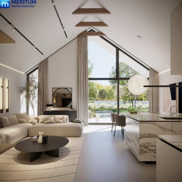 Nowoczesny dom wolnostojący 200 m2 z antresolą i tarasem Chylice  200m2 Foto 1