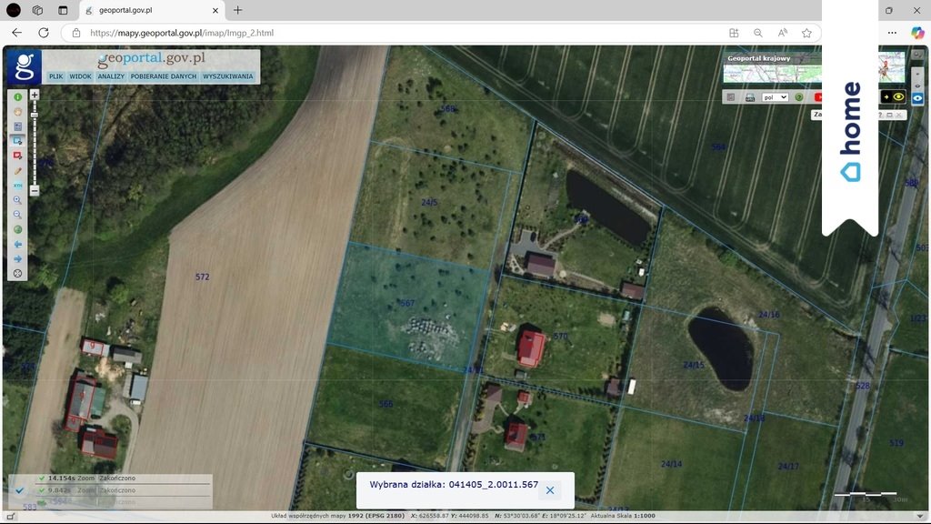 Działka 3500 m² blisko jeziora i lasu w Ostrowicie Ostrowite  3 500m2 Foto 1