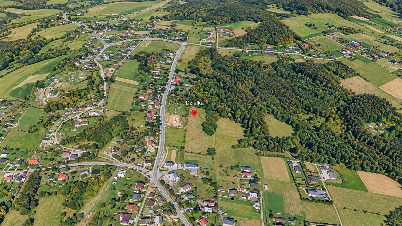 Działka 1053 m² z panoramicznym widokiem w Gorlicach Gorlice  1 060m2 Foto 1