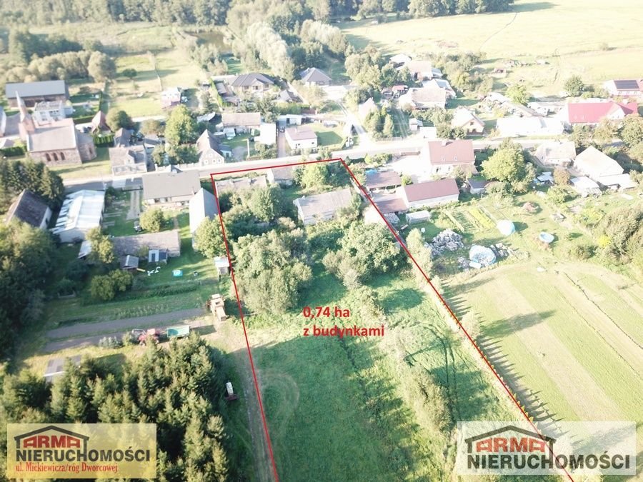 Działka rolna z zabudowaniami do remontu w Karkowie - polecam! Karkowo  25 800m2 Foto 1