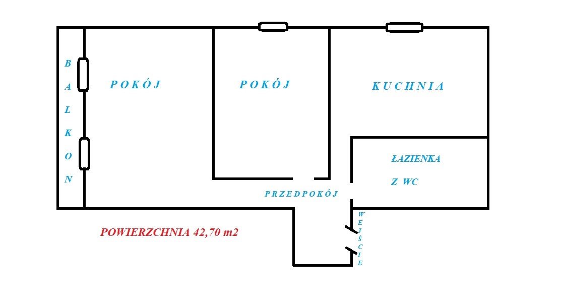 Mieszkanie dwupokojowe na sprzedaż Sosnowiec, Stary Sosnowiec, Sobieskiego  43m2 Foto 9