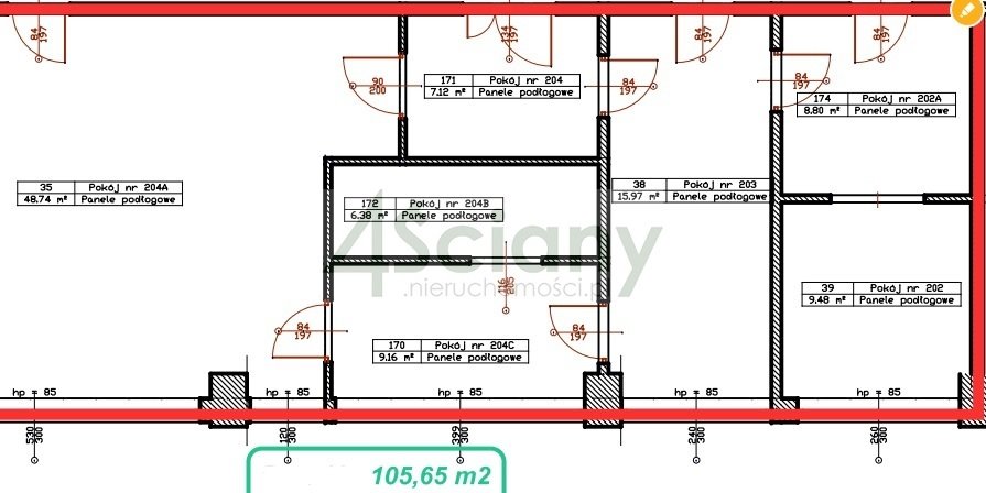 Nowoczesny lokal biurowy 7 pokoi, 24/7 ochrona, parking Warszawa, Mokotów  105m2 Foto 1
