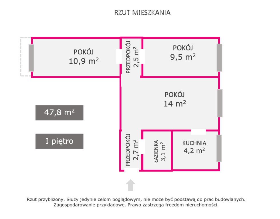 Mieszkanie trzypokojowe na sprzedaż Sosnowiec, Szpaków  48m2 Foto 10