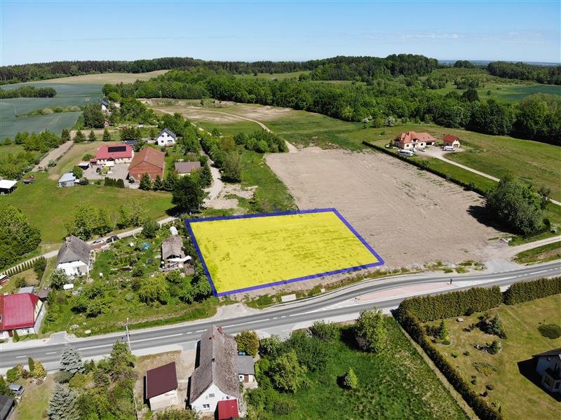 Działka 2427 m² z WZ i mediami - blisko morza Karsino, Karsino  2 427m2 Foto 1