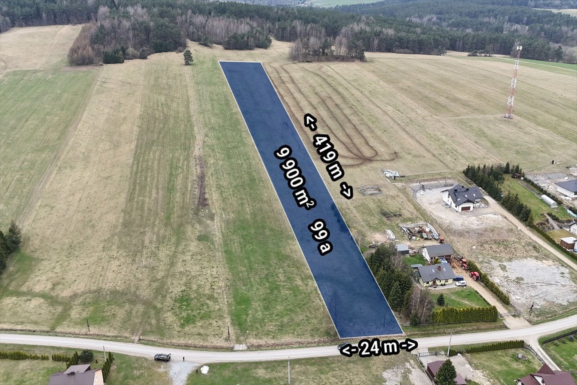 Przestronna działka 9900 m² z widokiem na góry Smerekowiec  9 900m2 Foto 1
