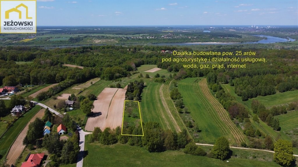 Działka 25 arów pod dom, bliźniaki, agroturystykę Kazimierz Dolny, Góry  2 478m2 Foto 1