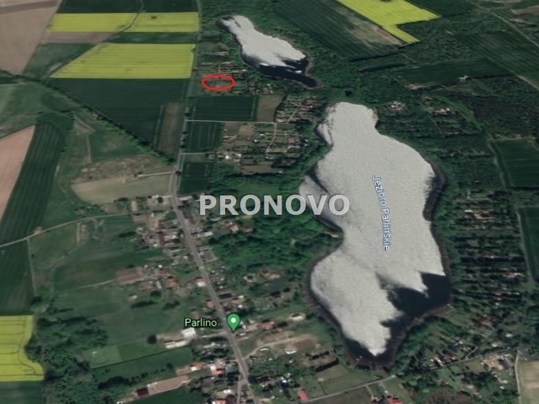 Działka budowlana 1300m2 z warunkami zabudowy, blisko jeziora Parlino  1 300m2 Foto 1