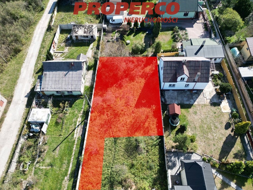 Działka 575 m² w Biesakach, z wodą i własnym dojazdem Kielce, Biesaki  575m2 Foto 1