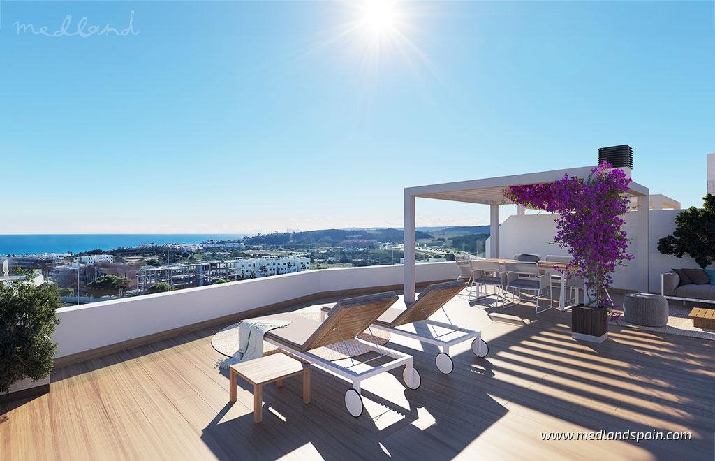 Nowoczesne 3-pokojowe z widokiem na morze, blisko plaży Hiszpania, Estepona  105m2 Foto 1