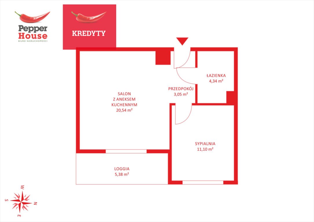 Mieszkanie dwupokojowe na sprzedaż Gdańsk, Zaspa, Leszczyńskich  39m2 Foto 1