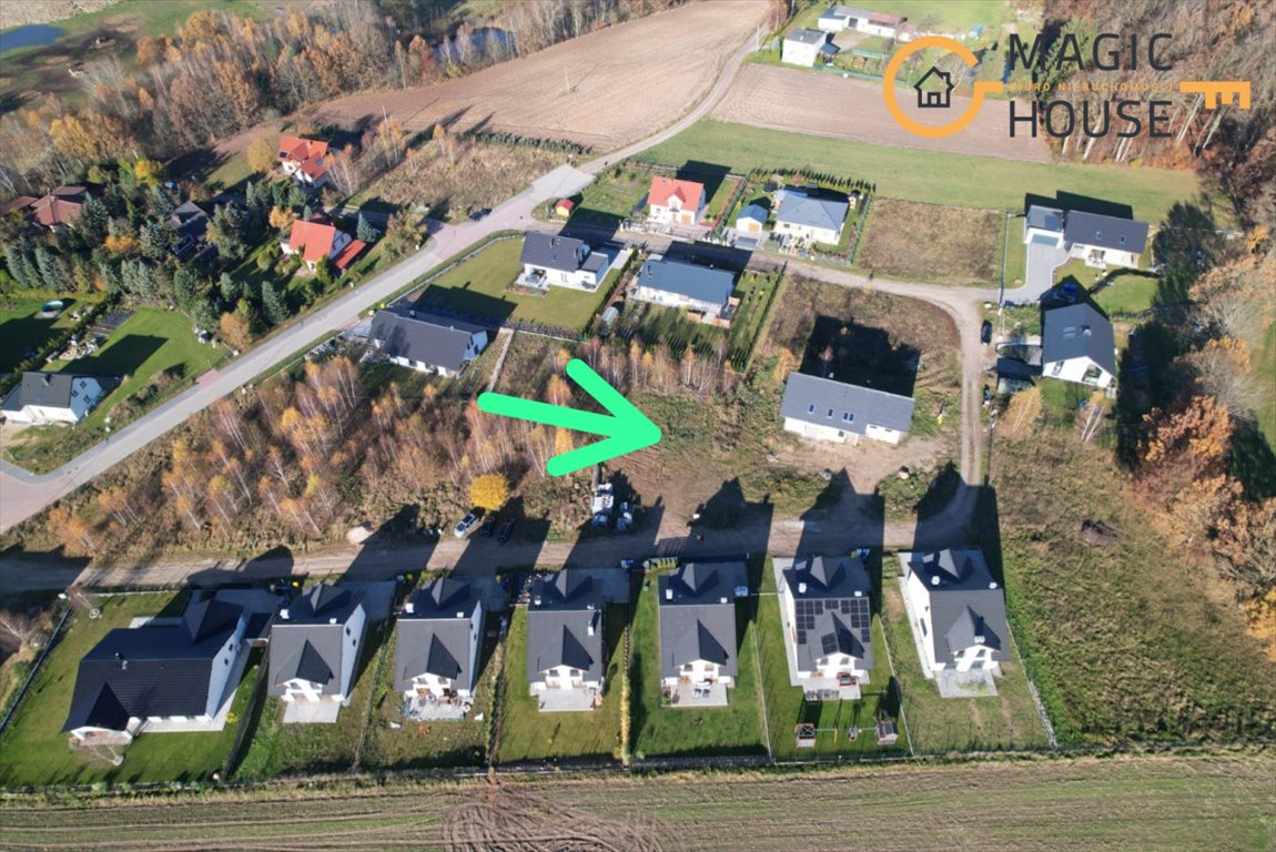 Działka 937 m2 z pozwoleniem na dom z dwoma mieszkaniami Czeczewo, Pogodna  937m2 Foto 1