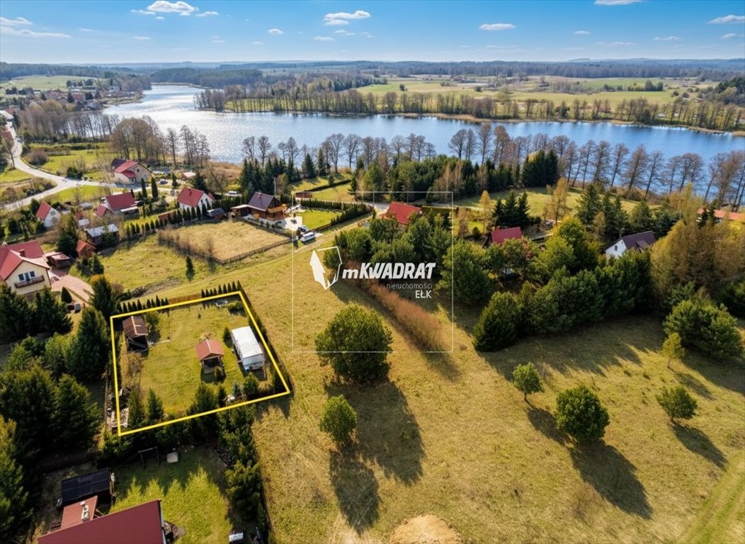 Działka z domkiem holenderskim i ogrodem w Rostkach Skomackich Rostki Skomackie  859m2 Foto 1