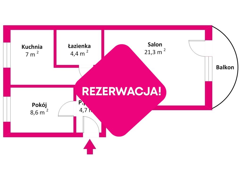 Mieszkanie dwupokojowe na sprzedaż Olsztyn, Majora Henryka Sucharskiego  46m2 Foto 14