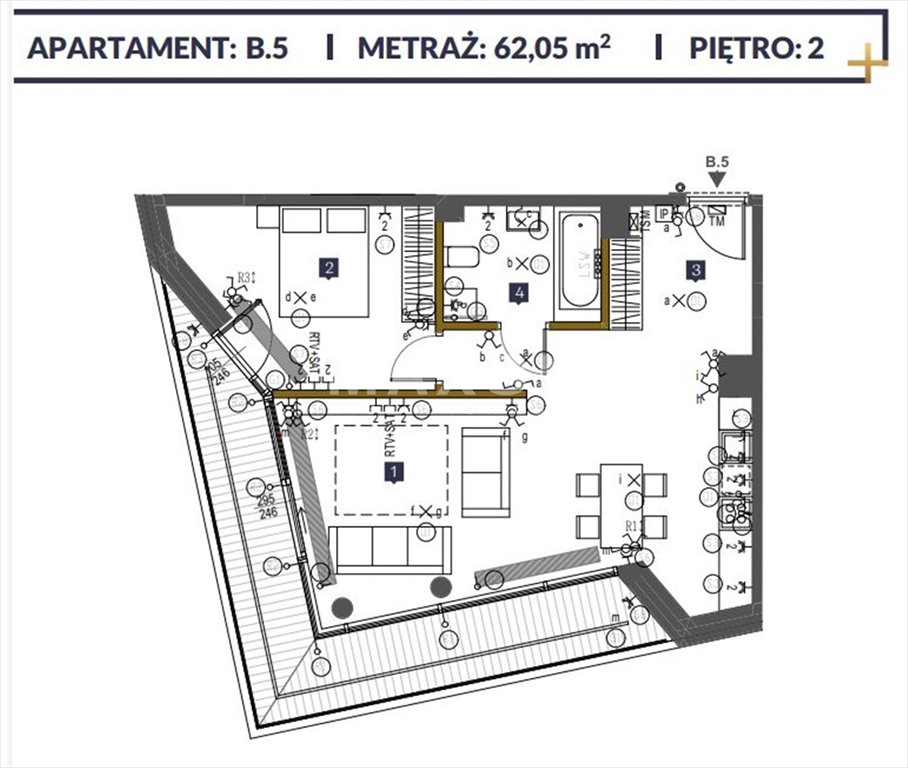 Mieszkanie dwupokojowe na sprzedaż Zegrze Południowe, ul. Rybaki  62m2 Foto 2