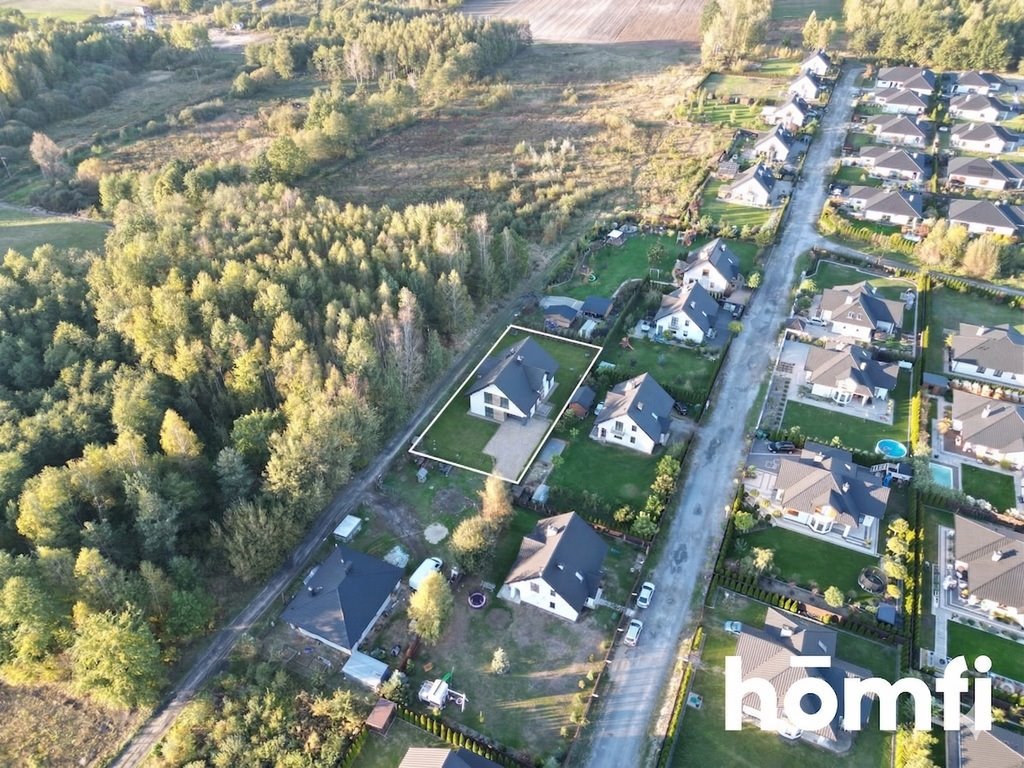 Działka 1000 m2 z projektem domu w spokojnym osiedlu Maków Nowy  1 000m2 Foto 1