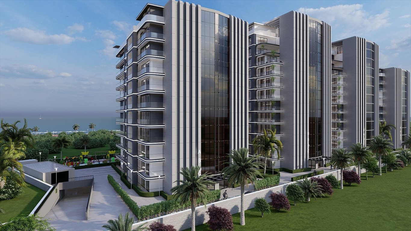 Widok na morze, 50 m od plaży, 2 pok. apartament Cypr, Gaziveren, Gaziveren, Lefke, Cypr Północny  109m2 Foto 1