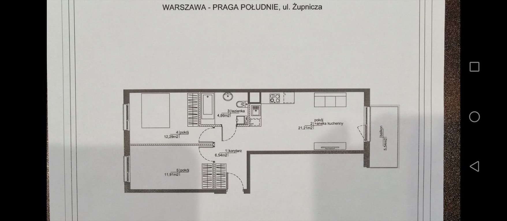 Mieszkanie trzypokojowe na sprzedaż Warszawa, Praga-Południe, Żupnicza  58m2 Foto 16