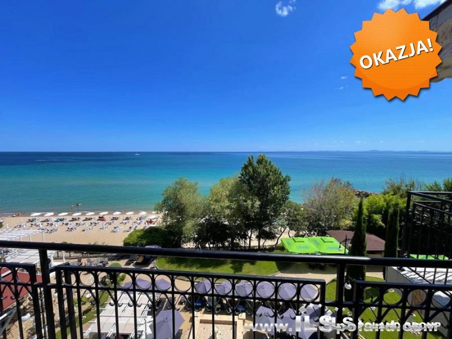 Umeblowany apartament z widokiem na morze, Tiva del Mar Bułgaria, Sveti Vlas, TIVA DEL MAR BEACH HOTEL  80m2 Foto 1