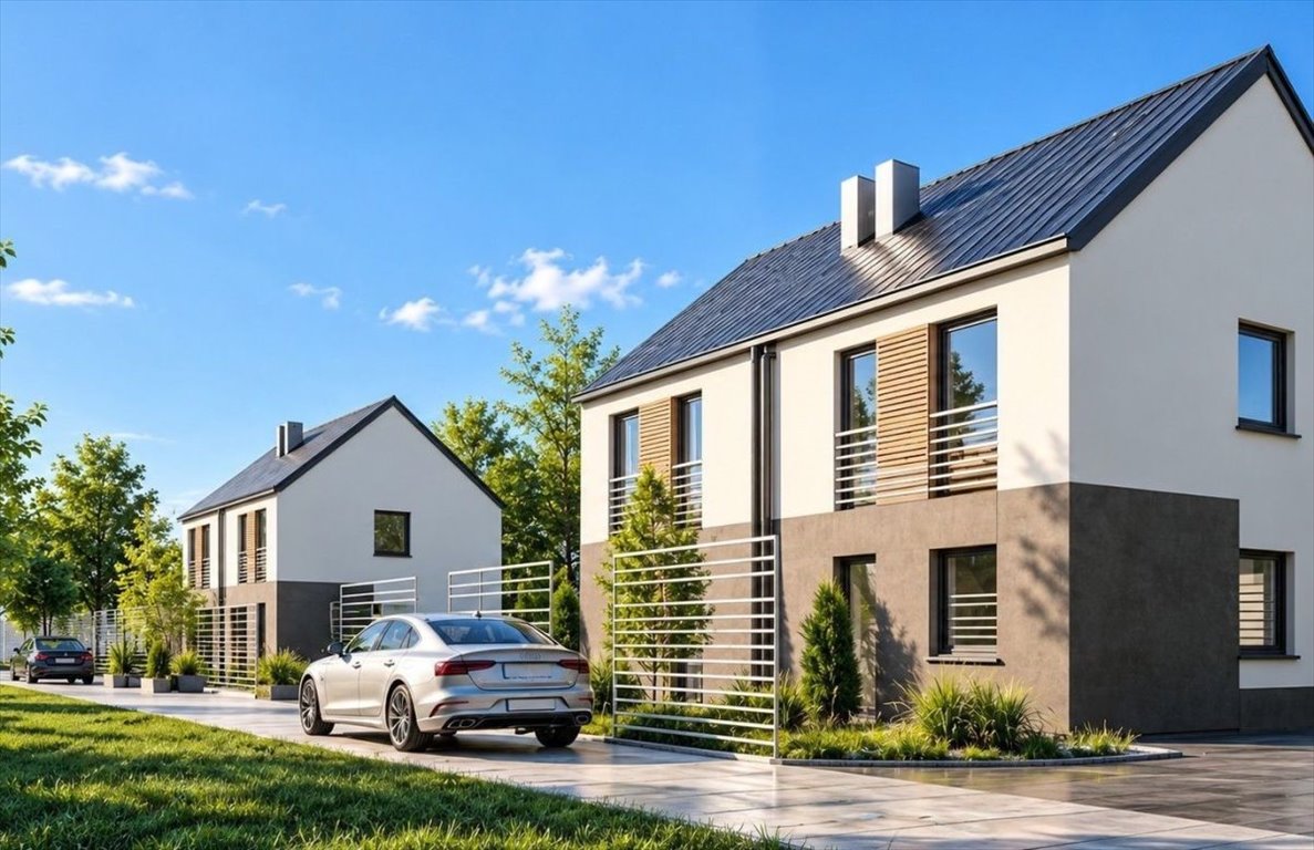 Do sprzedania nowy dom bliźniak 60 m² z działką 2,3 ara w Krakowie Kraków, Wzgórza Krzesławickie, Wadów, Wadów  60m2 Foto 1