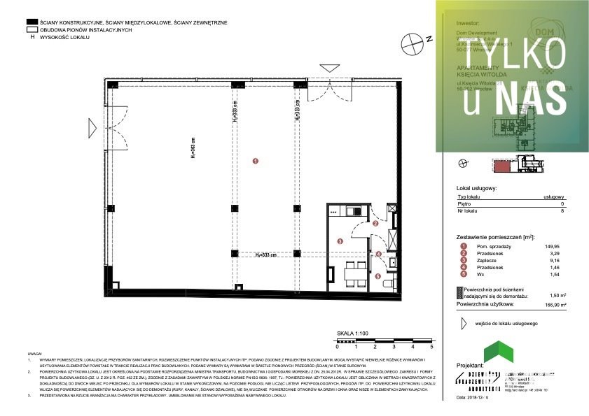 Lokal użytkowy na sprzedaż Wrocław, Śródmieście, Księcia Witolda 30a  167m2 Foto 7