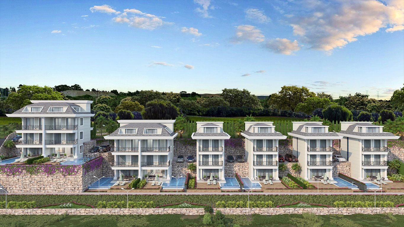 Stylowe wille z basenem i ogrodem w Kestel, Alanya Turcja, Karakovaklı Mevki, Yaylalı, Yahyalı Köyü Yolu, 074, Yaylalı, Alanya, Antalya  248m2 Foto 1