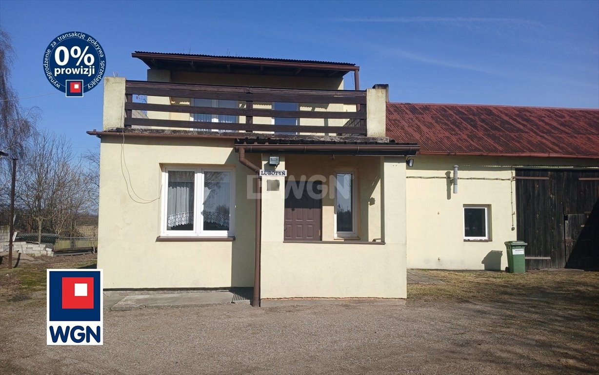 Urokliwy dom 90 m2 na dużej działce 3,68 ha z garażem Lubotyń, Lubotyń  90m2 Foto 1