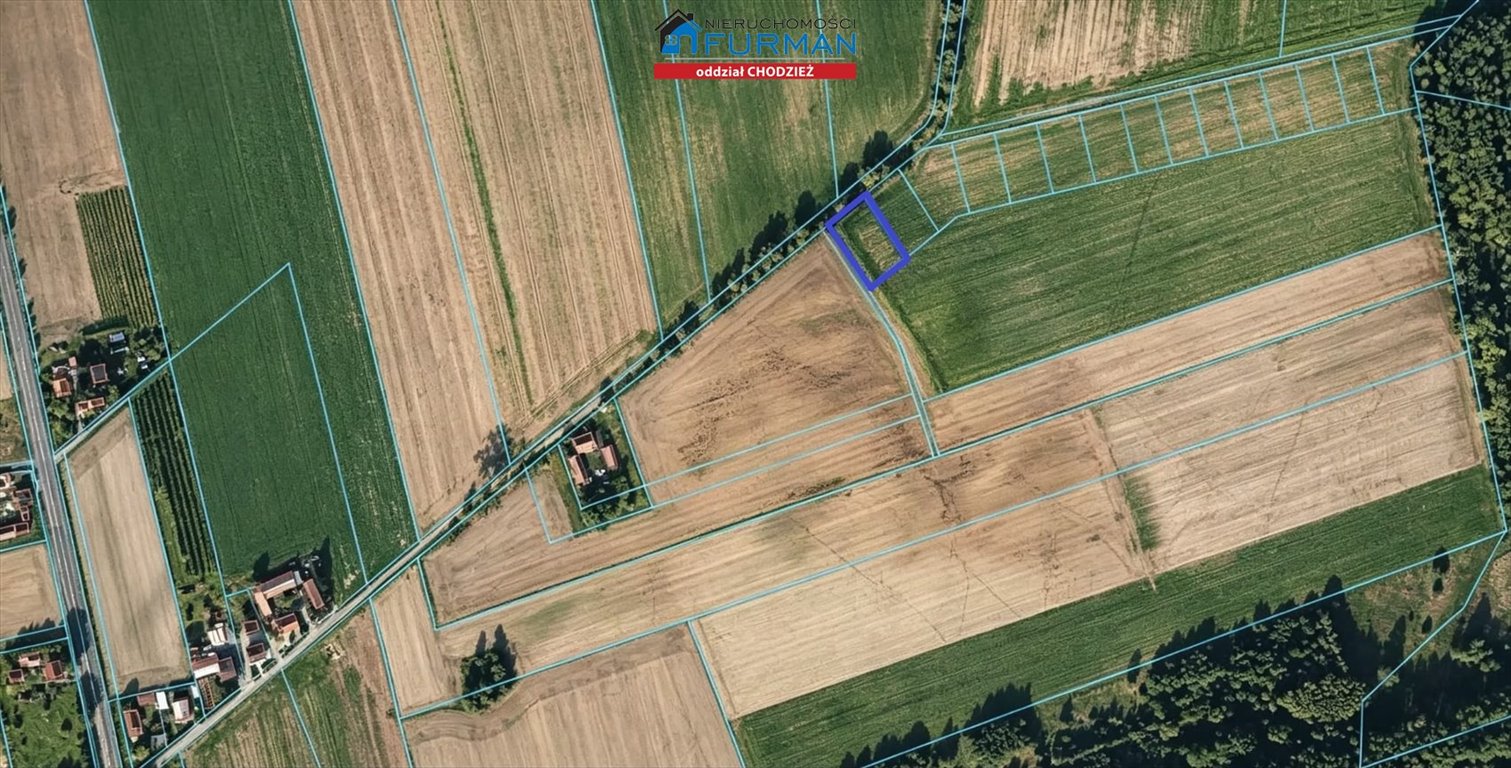 Działka budowlana 1505 m² w Tarnowie - las i DK11 Tarnowo  1 505m2 Foto 1