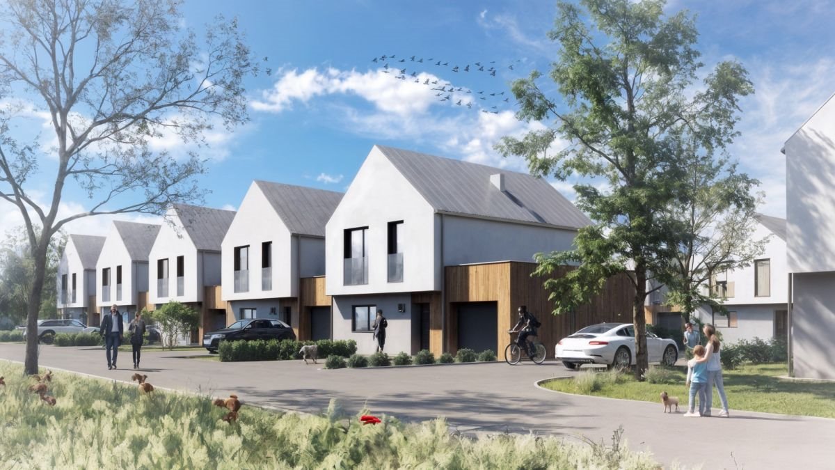 Nowoczesny dom z ogrodem, 124,85 m2, garaż, Rzeszów Rzeszów, Budziwojska  125m2 Foto 1