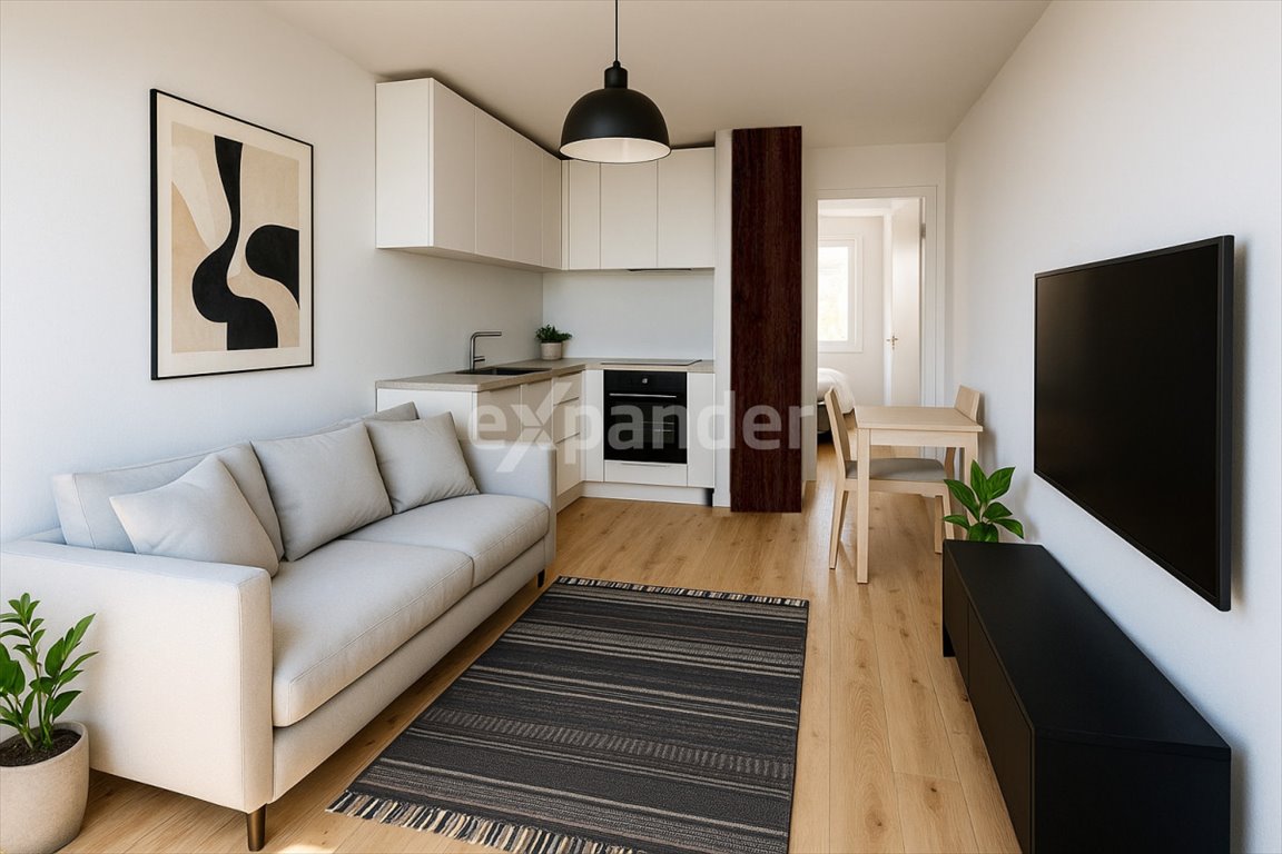 Gotowe 2-pokojowe mieszkanie z balkonem, wykończenie pod klucz Poznań, Grunwald, Ptasia  41m2 Foto 1