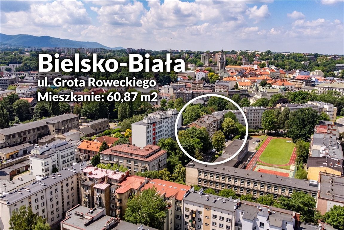 Mieszkanie dwupokojowe na sprzedaż Bielsko-Biała, Śródmieście Bielsko  61m2 Foto 17