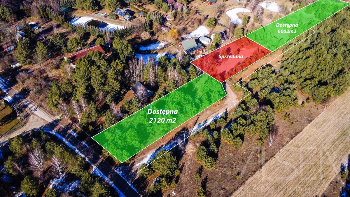 Działka 2120 m2 z planem pod rekreację i dom Ostrykół Dworski  2 120m2 Foto 1