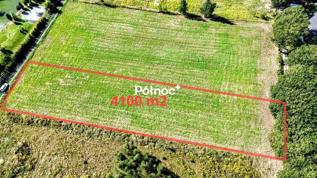 Na sprzedaż działka 4100 m² w Wykrotach - spokojna okolica i media Wykroty  4 100m2 Foto 1