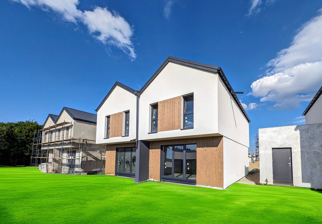 Nowoczesny dom bliźniak z ogródkiem i garażem w Ksawerowie Ksawerów, Łódzka  108m2 Foto 1